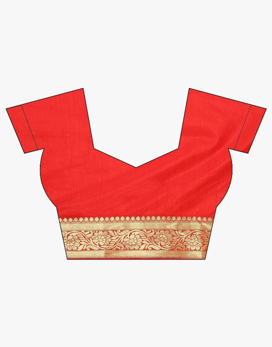 MBZ Meena Bazaar-Mustard Art Handloom Saree