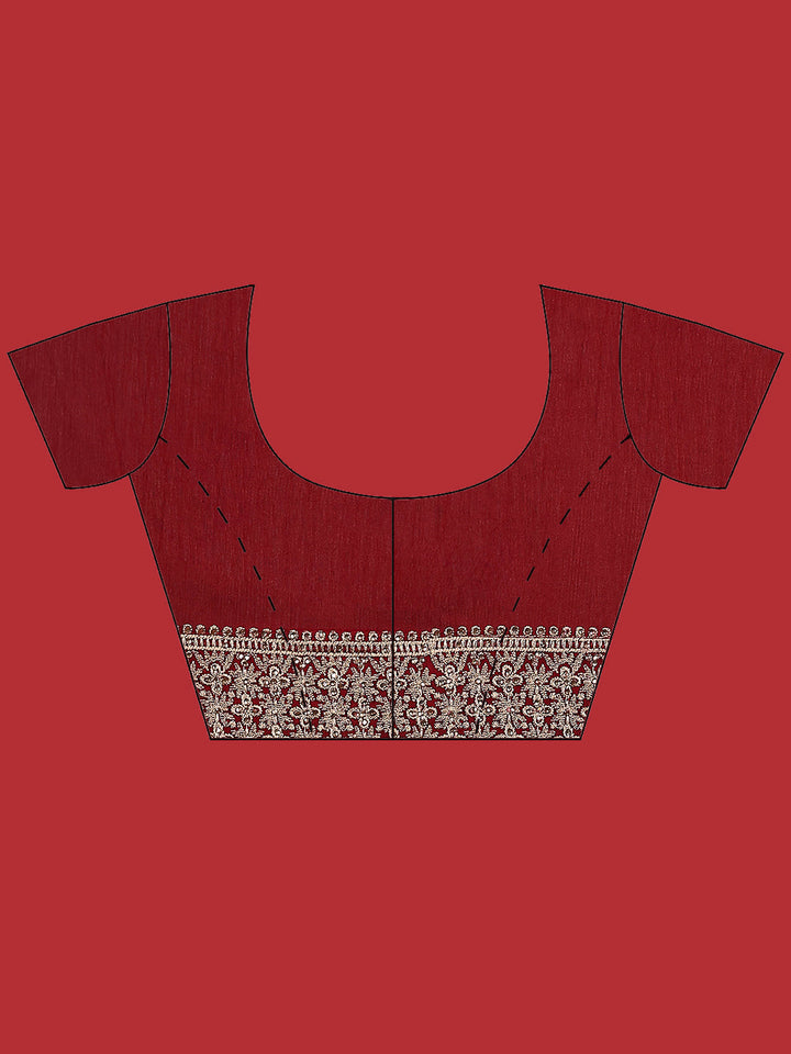 Embroidered Georgette Saree