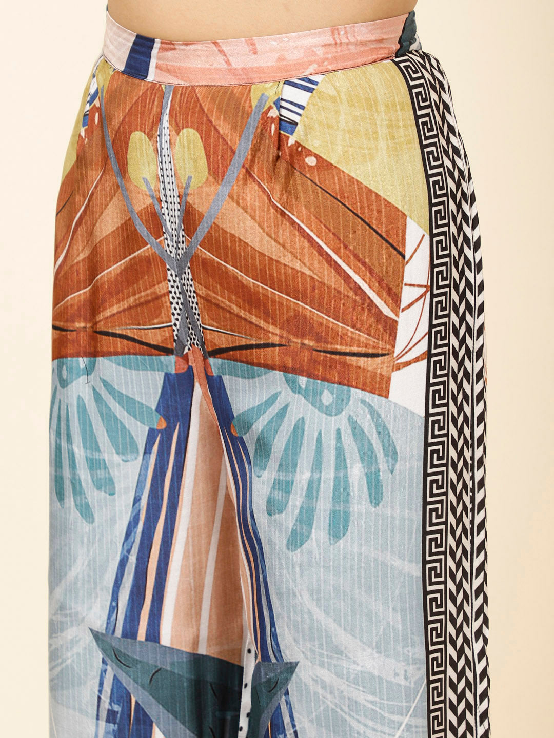 Printed Muslin Kurti With Pants