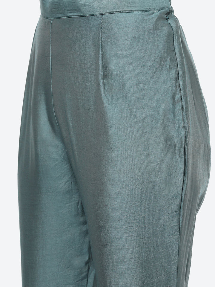 Printed Muslin Kurta With Pant