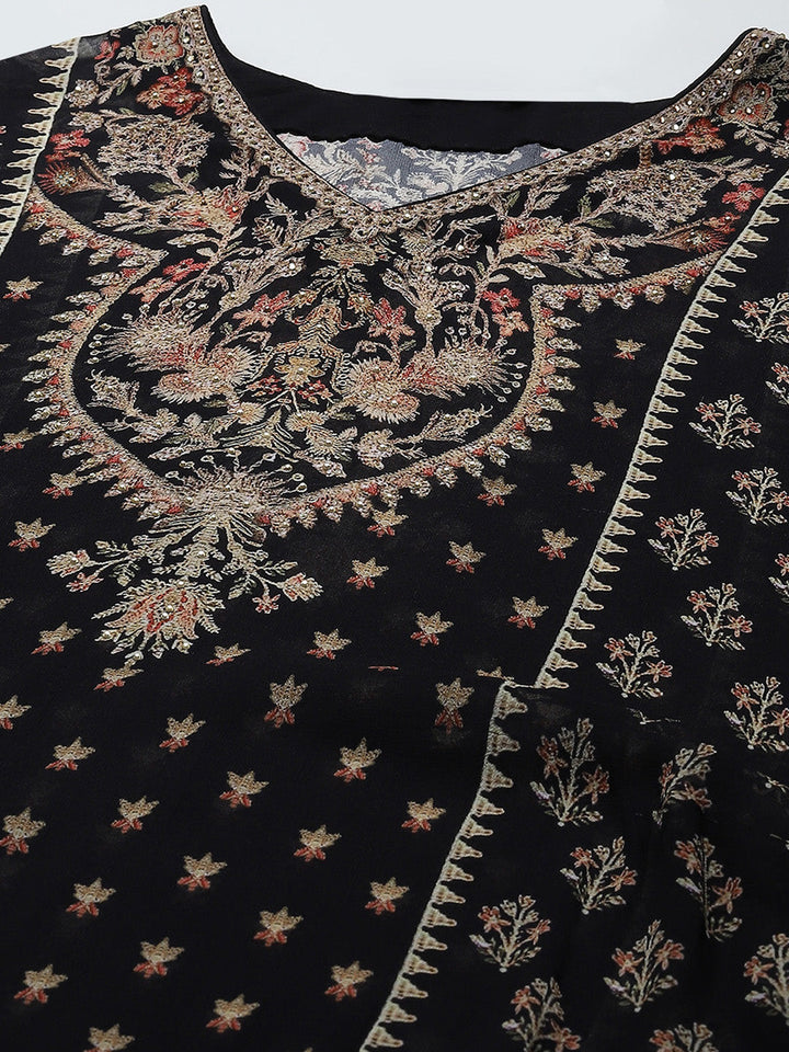 Digital Print Georgette Kaftan Kurta
