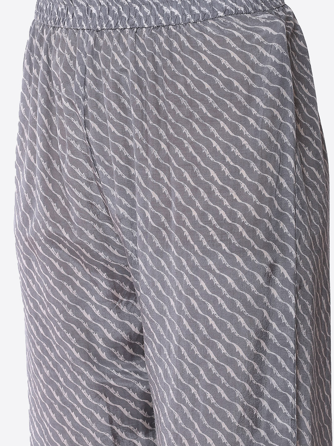Printed Muslin Kurta With Pant
