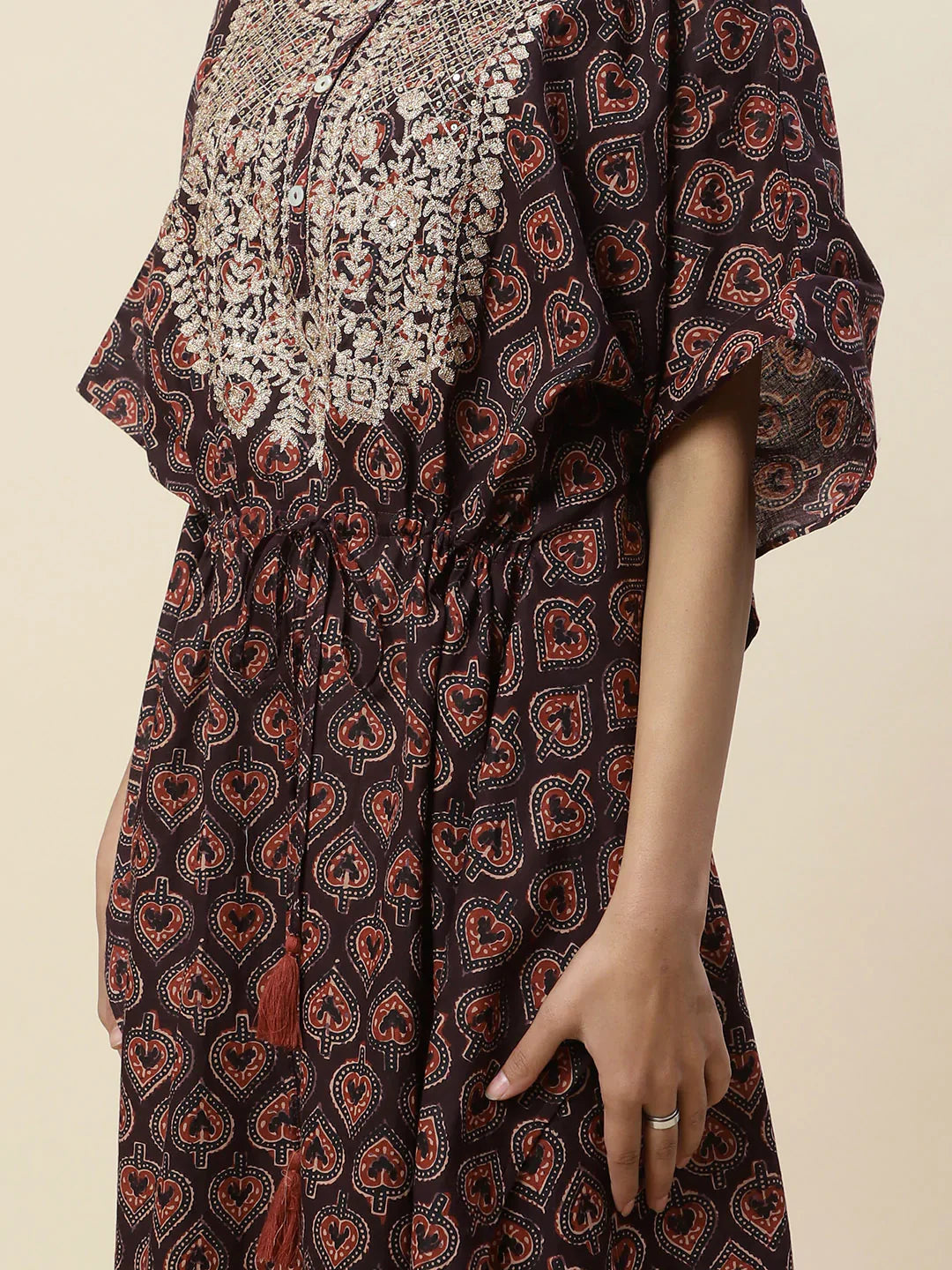 Printed Cotton Kaftan Kurta