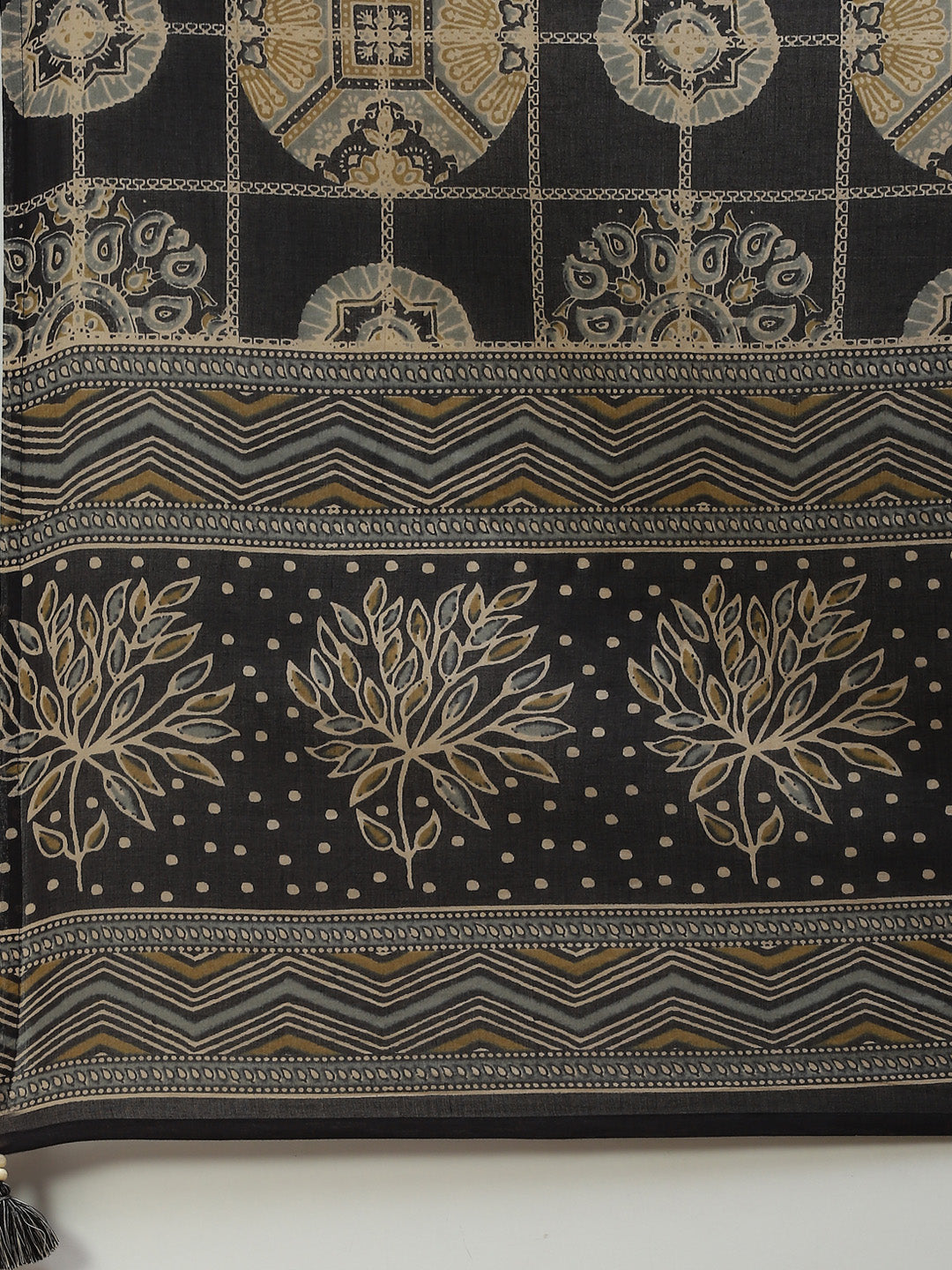 Printed Cotton Kurta With Pant &amp; Cotton Dupatta