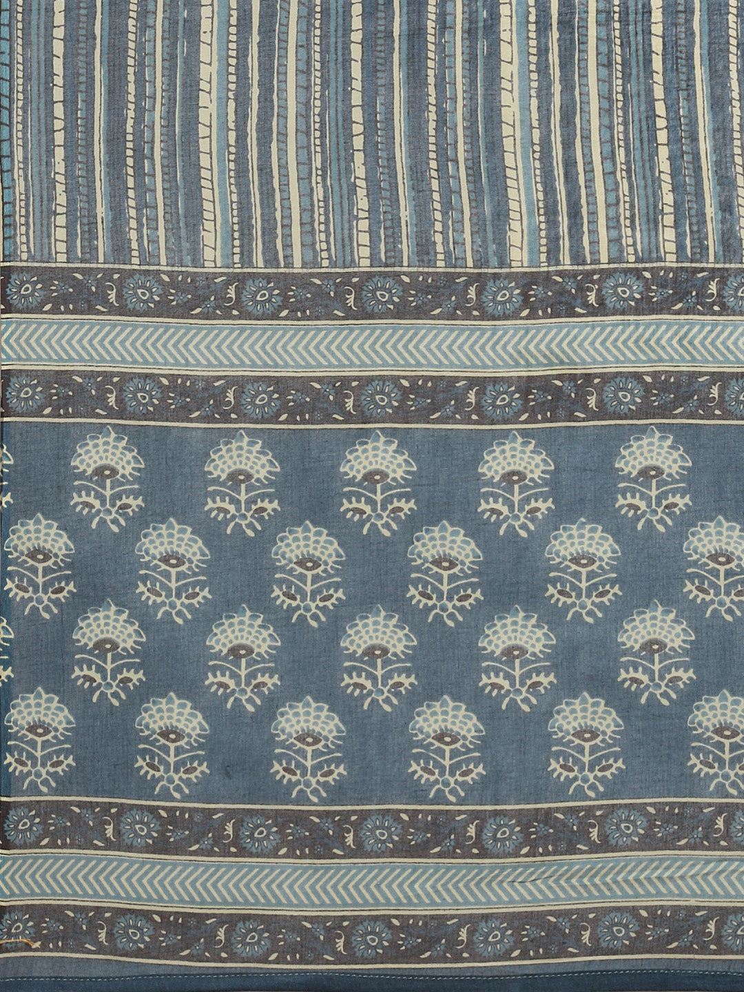 Block Printed Cotton Stitched Salwar Kameez With Dupatta