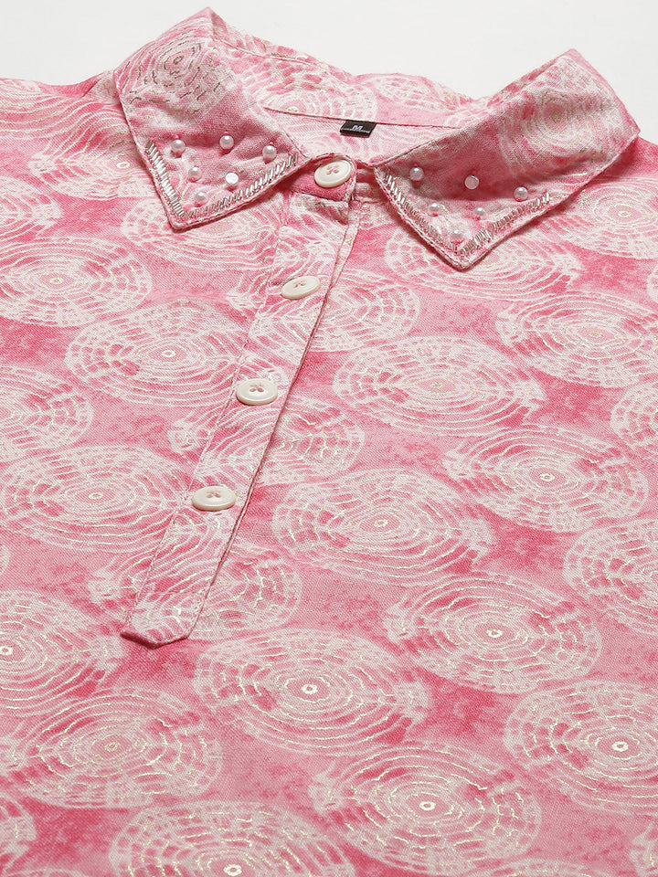 Printed Muslin Kurta