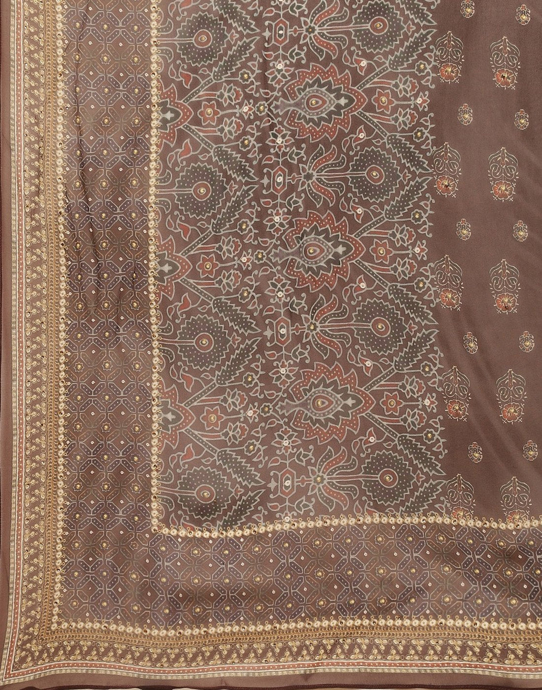 Digital Printed Crepe Salwar Kameez Stitched Suit With Georgette Dupatta