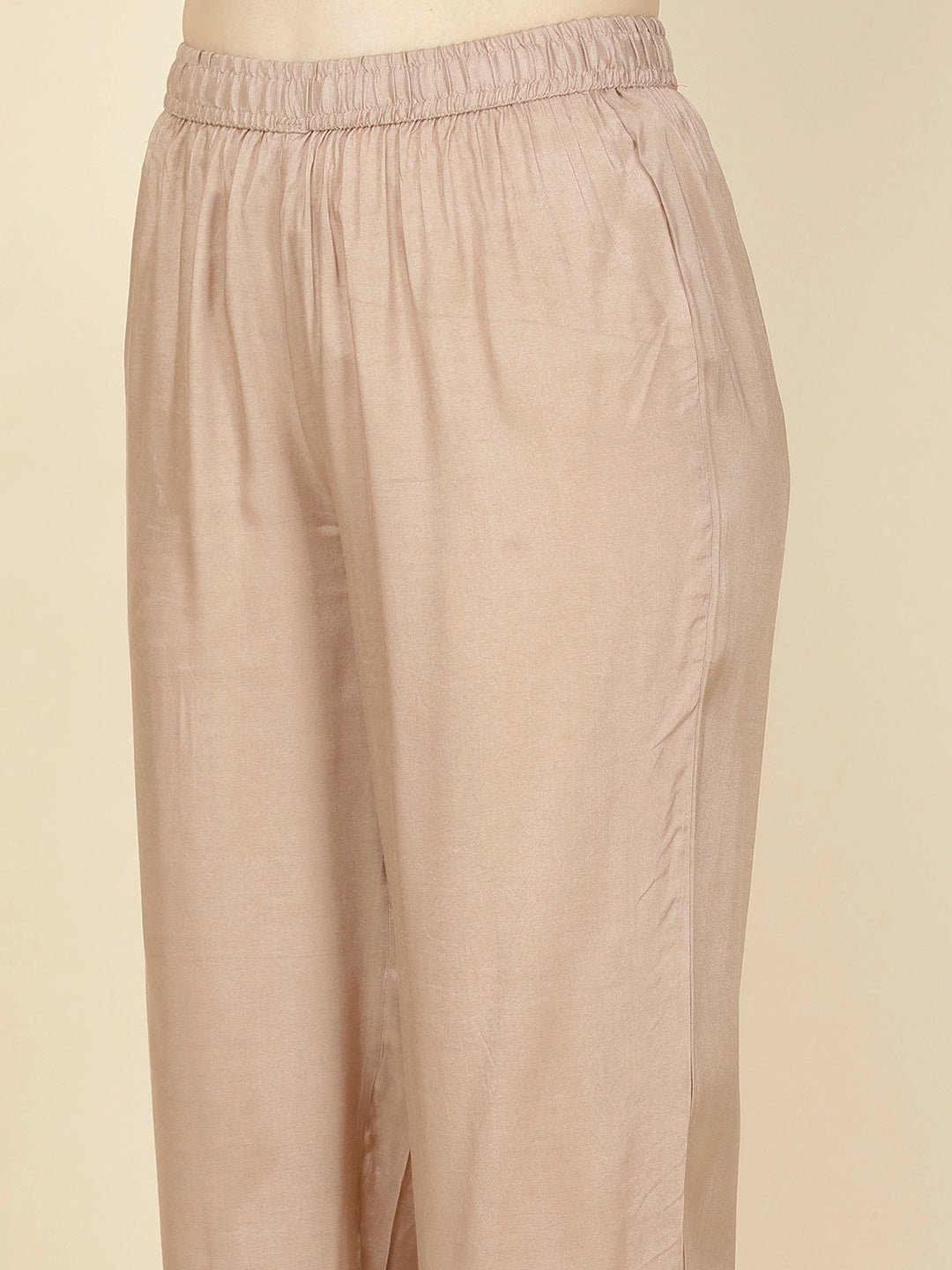 Floral Woven Tissue Kurta With Pants &amp; Dupatta