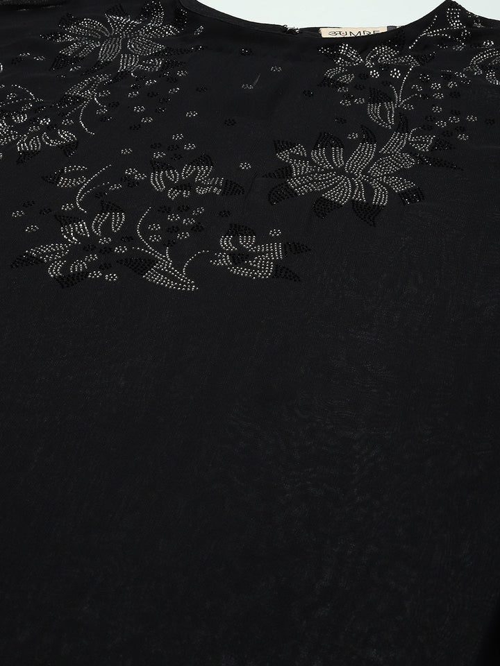 Swarovski Georgette Kurta With Pants