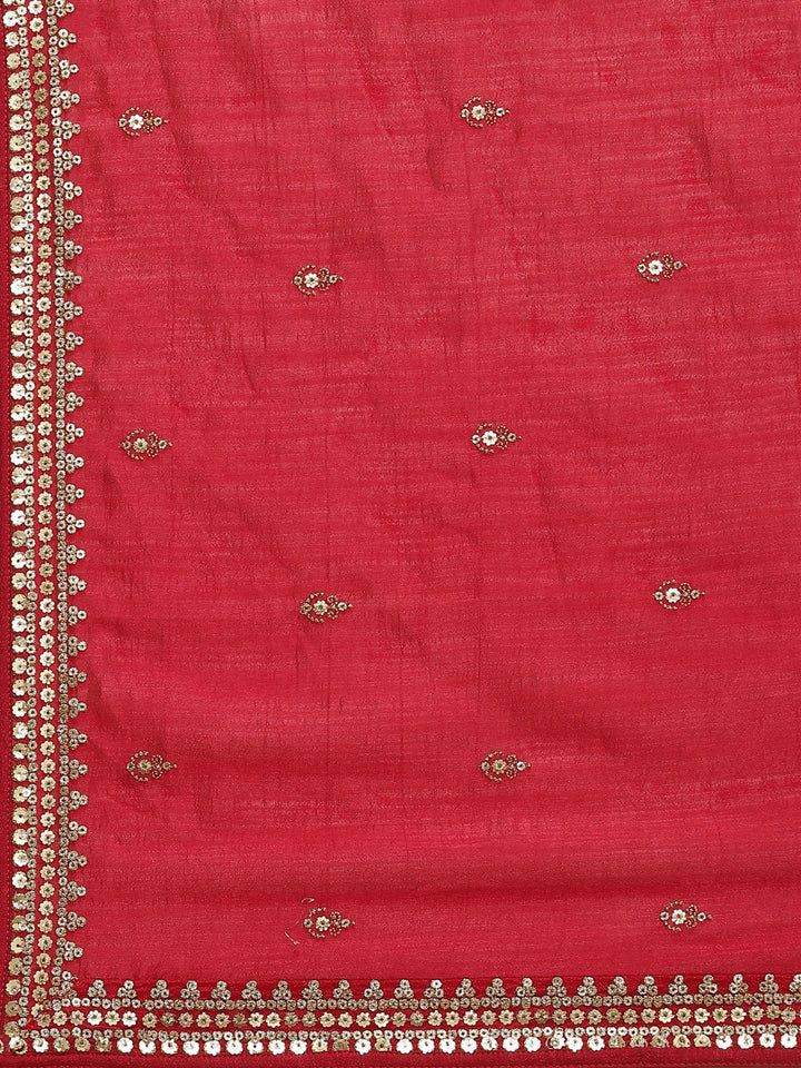 Sequin Work Art Handloom Choli With Lehenga &amp; Net Dupatta