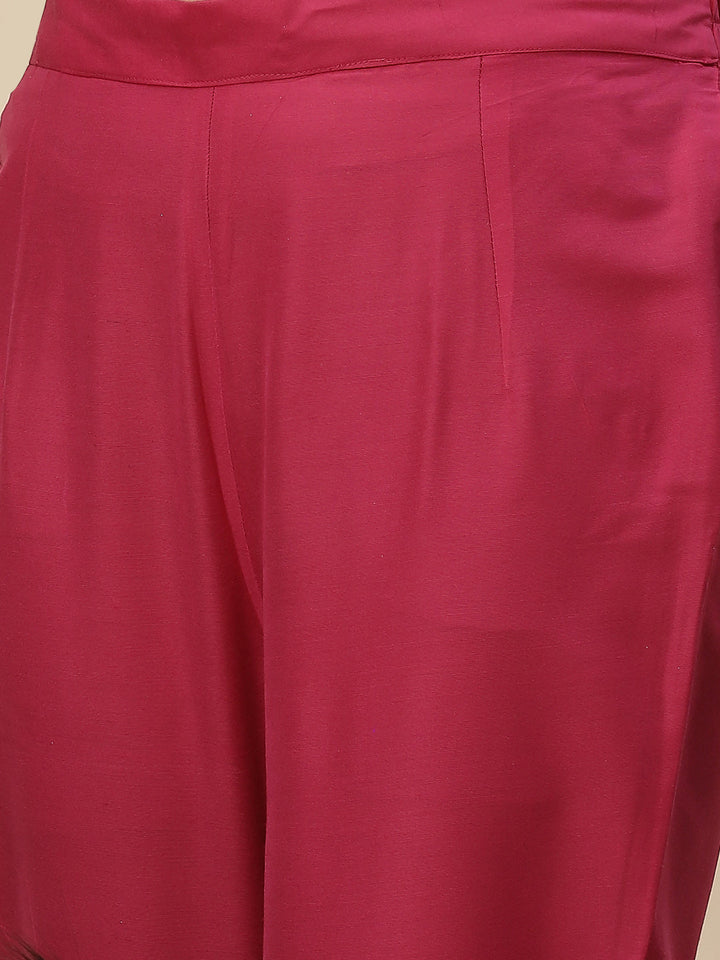 Sequin Embroidered Georgette Kurta With Pants