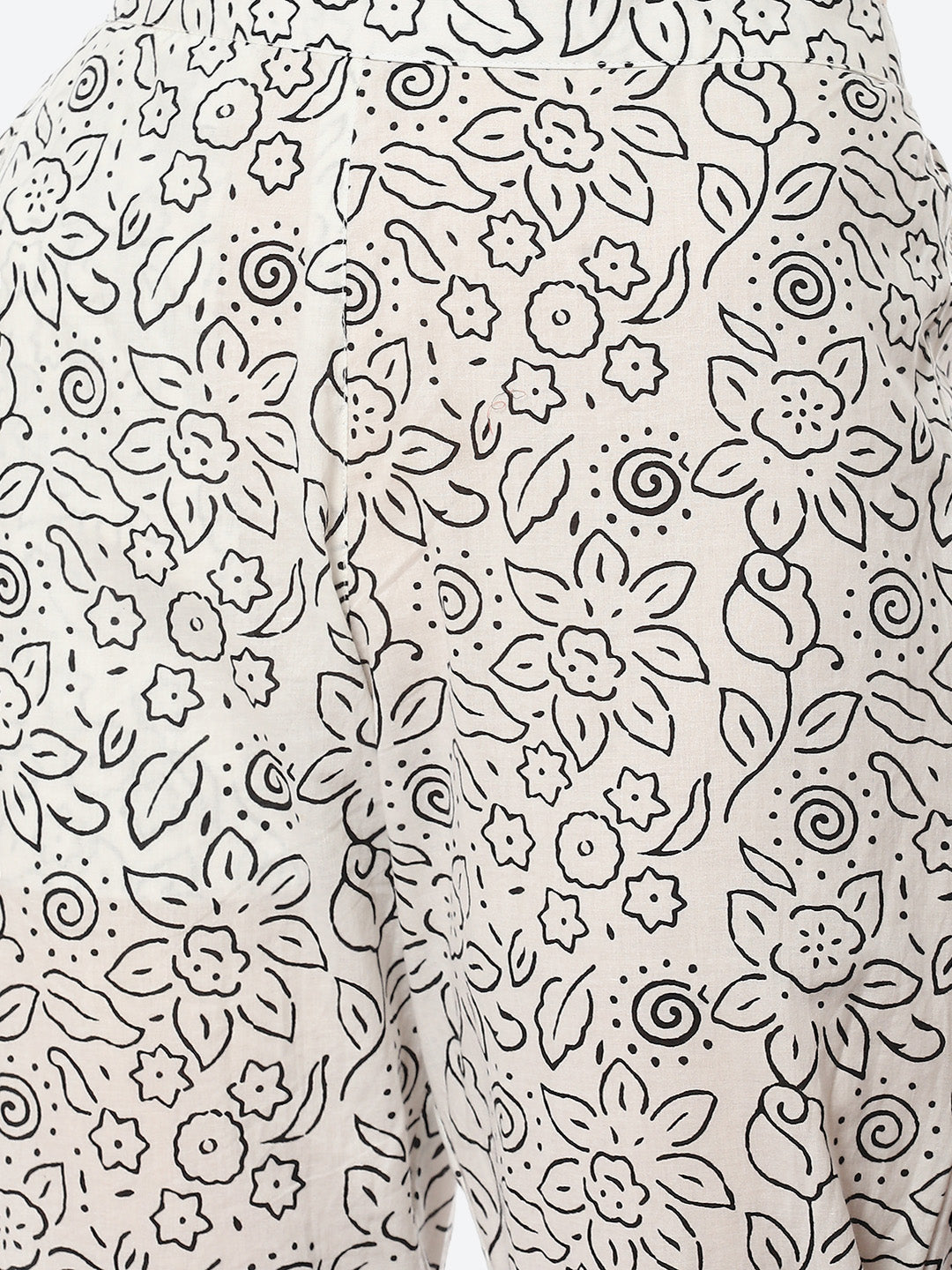 Printed Cotton Kurta With Pant &amp; Cotton Dupatta