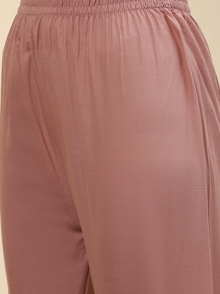 Sequin Embroidered Chanderi Kurta With Pants