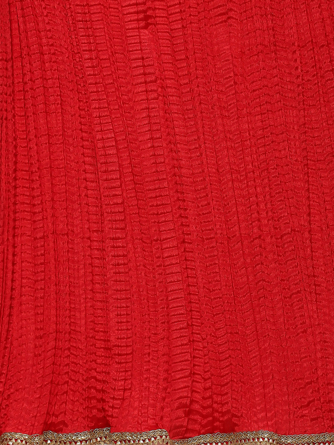 Banarasi Cotton Kurta With Pants &amp; Silk Dupatta