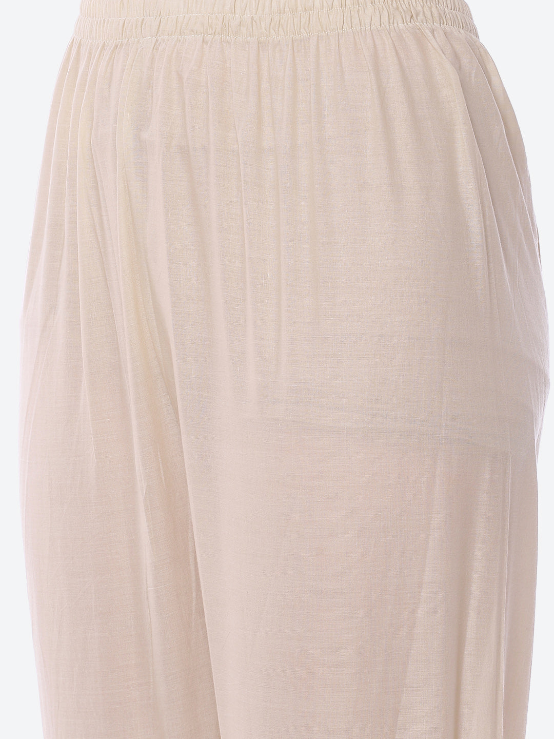 Embroidered Chanderi Kurta With Pant