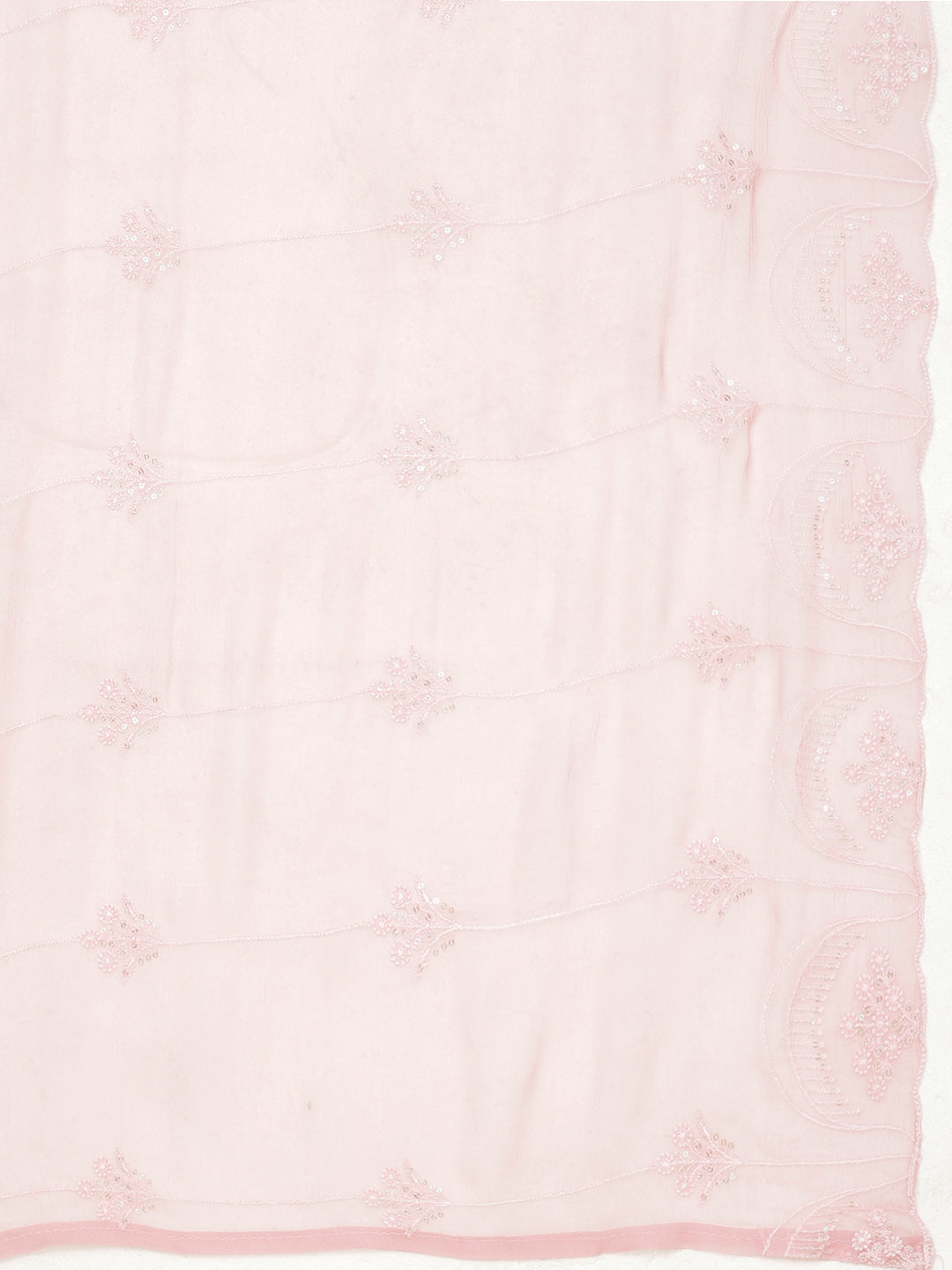 All Over Embroidery Georgette Unstitched Suit Piece With Dupatta