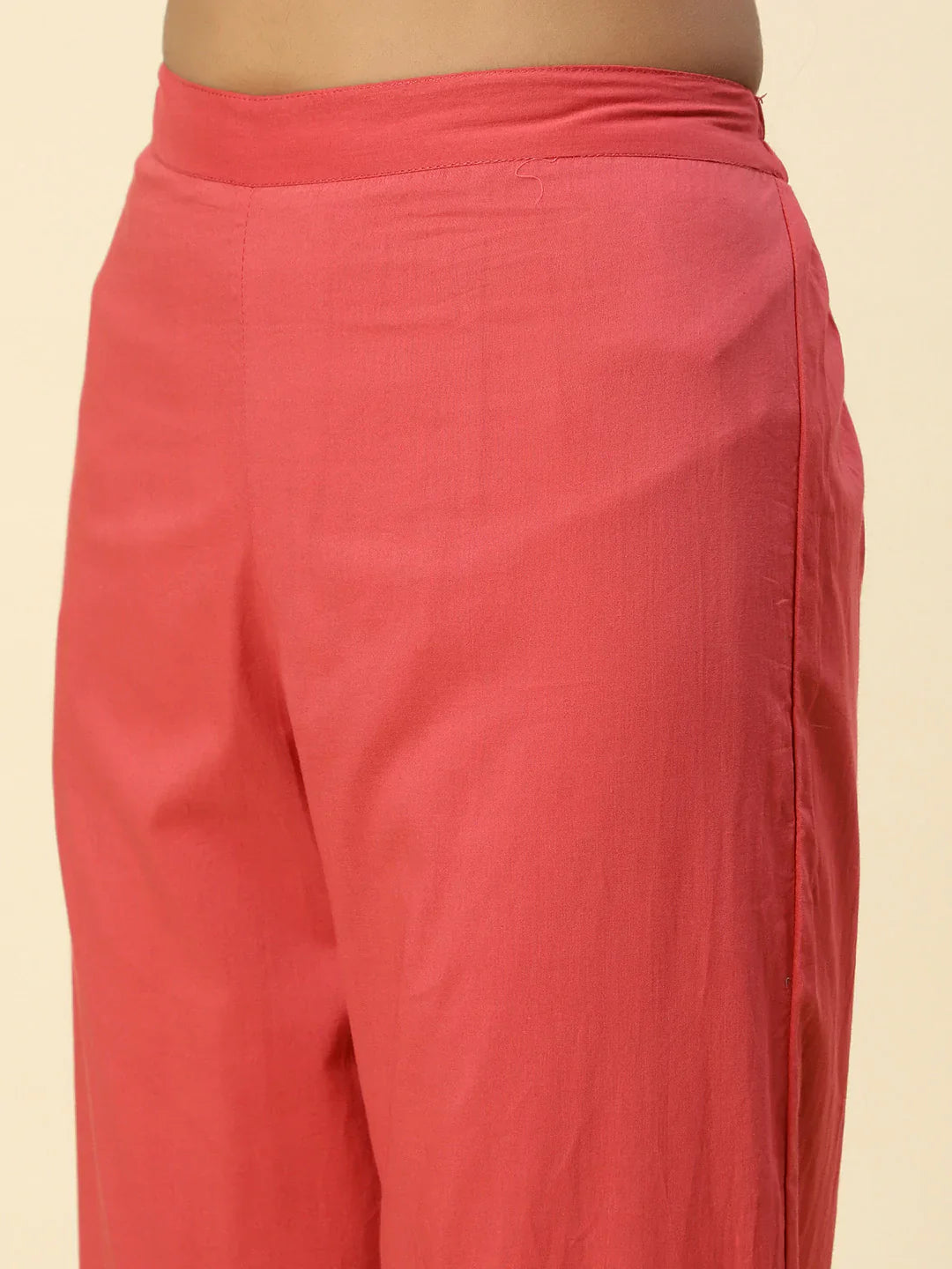 Printed Cotton Kurta With Palazzo