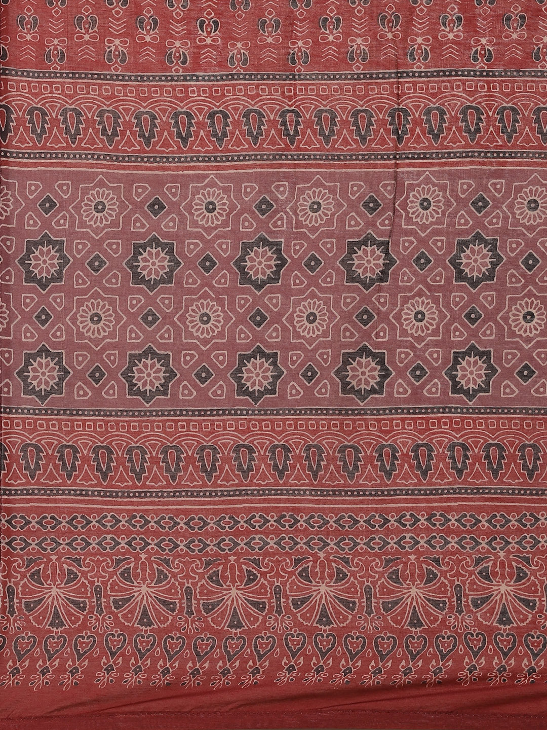 Printed Chanderi Kurta With Pants &amp; Dupatta