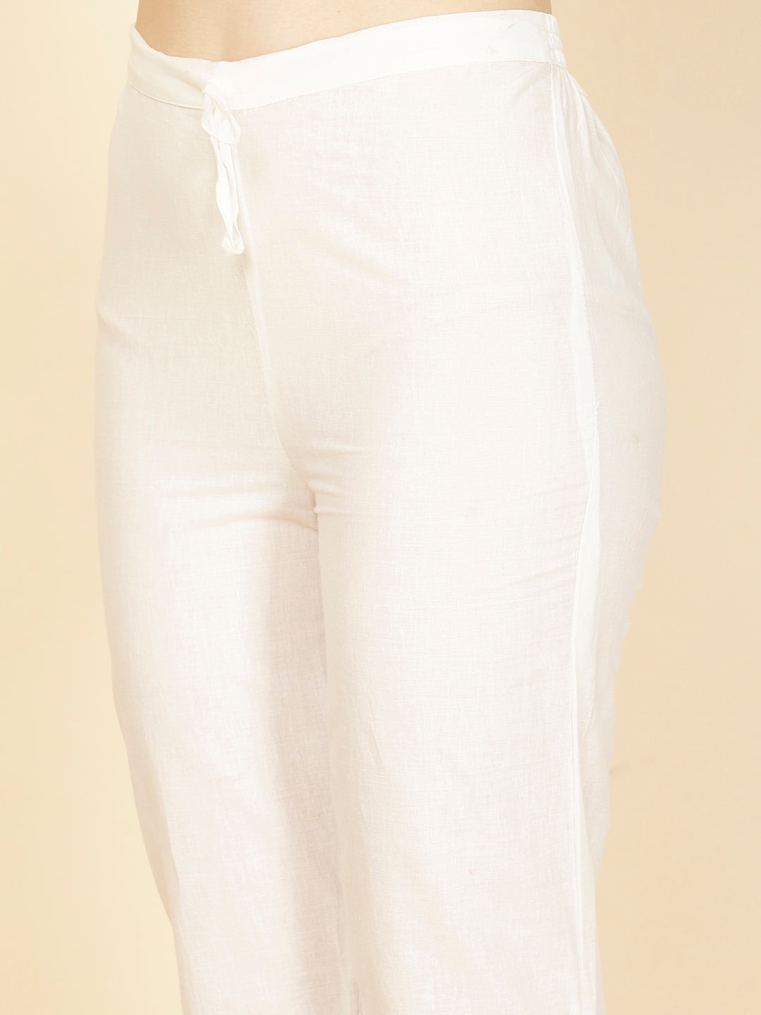 Floral Printed Cotton Kurta With Pants &amp; Dupatta