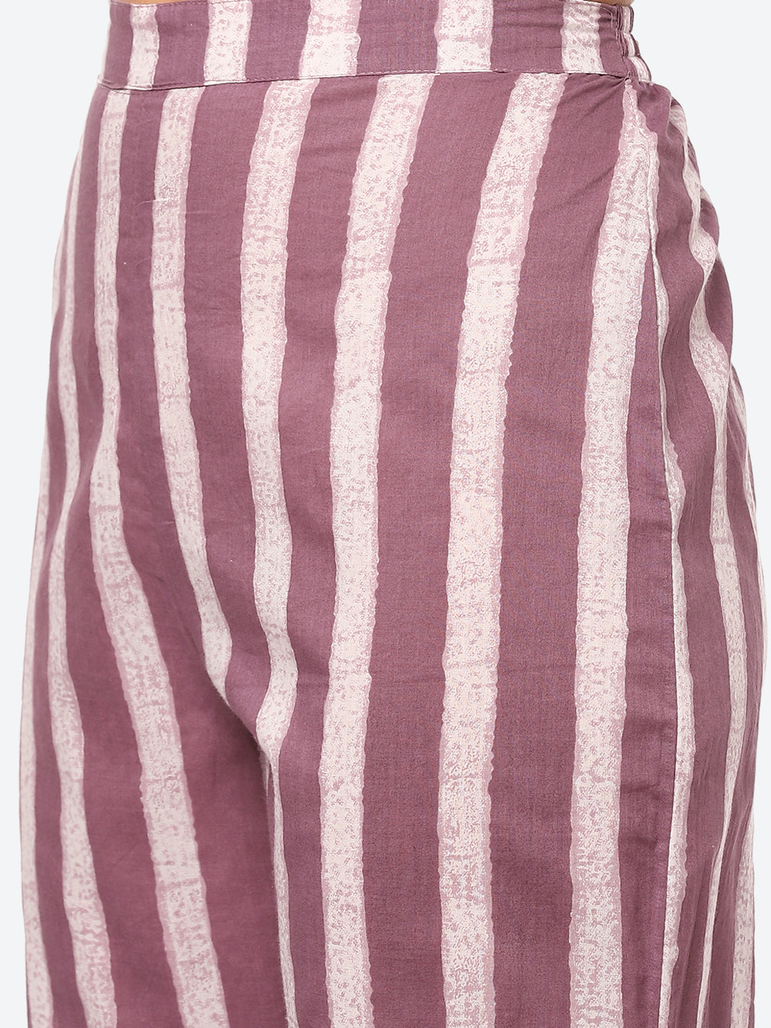 Sequin Work Printed Cotton Kurta With Pant