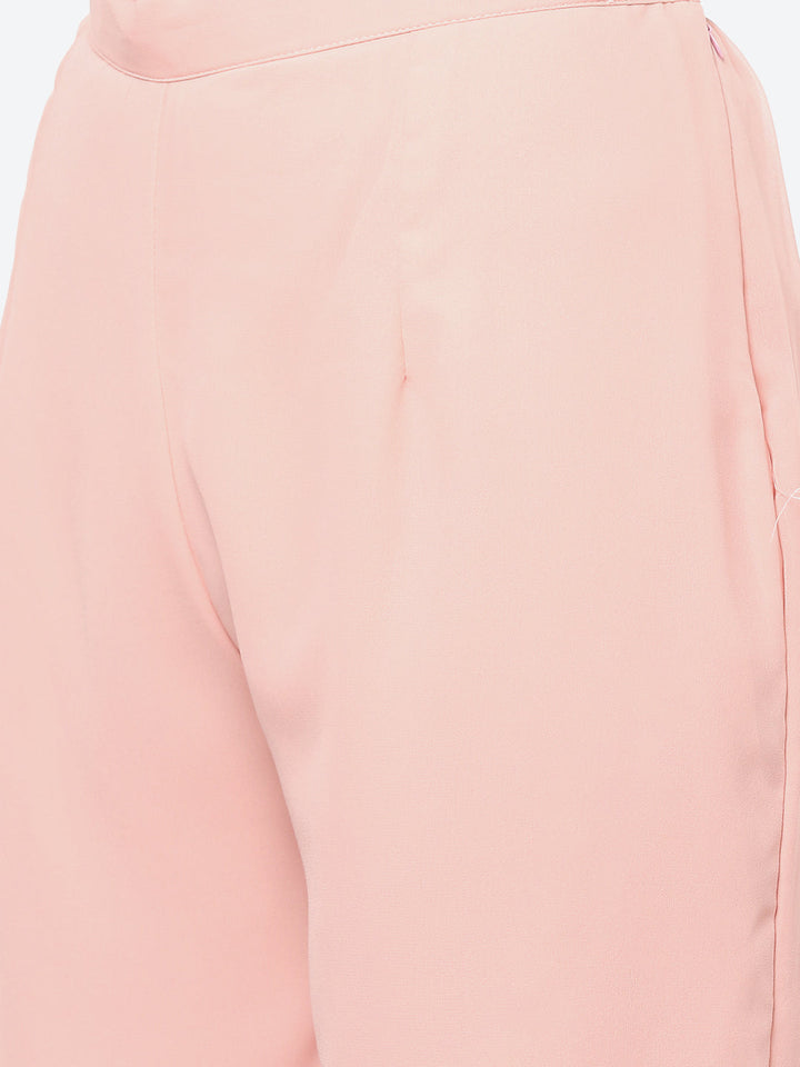 Resham Mirror Georgette Kurta With Palazzo