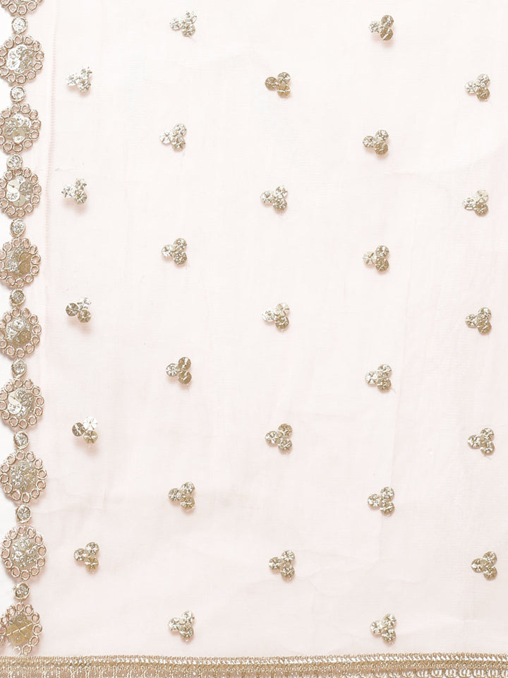 Sequence Georgette Stitched Salwar Kameez With Net Booti Dupatta