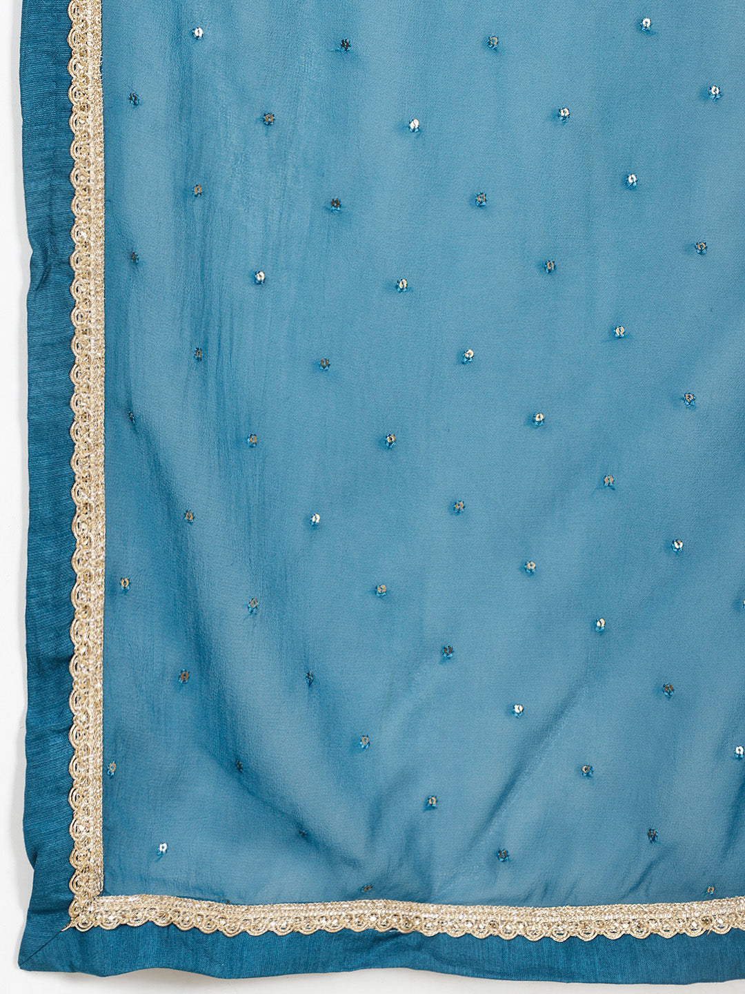 Zari Woven Chanderi Kurta With Dupatta