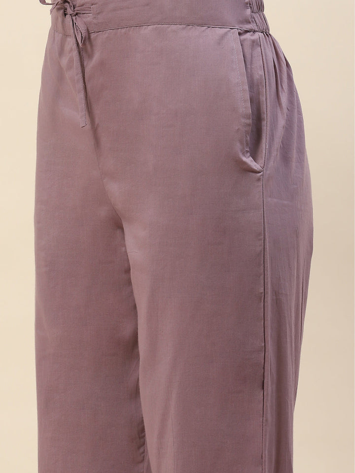 Printed Cotton Kurta With Pants