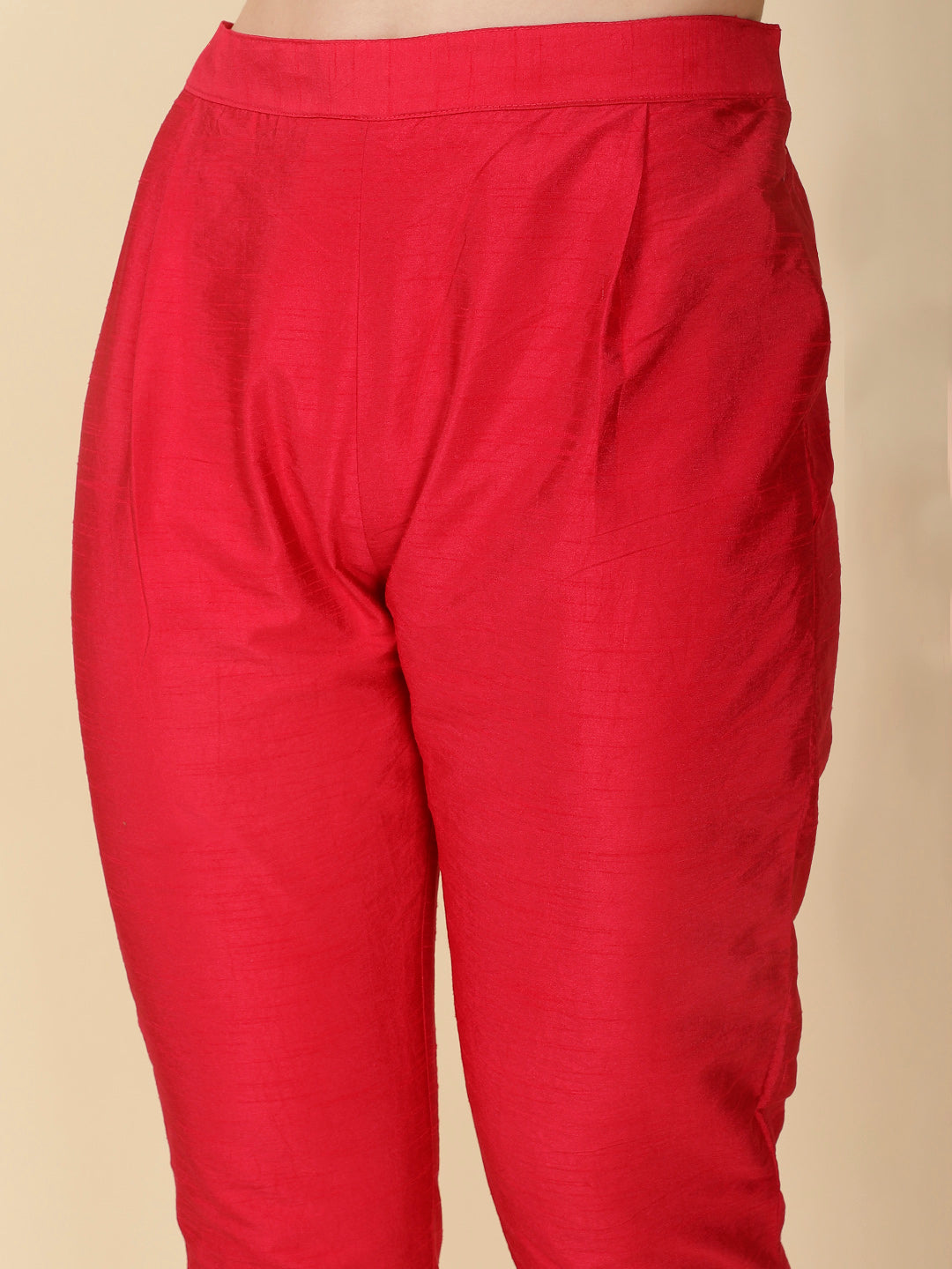 Woven Banarsi Suit Set With Dupatta