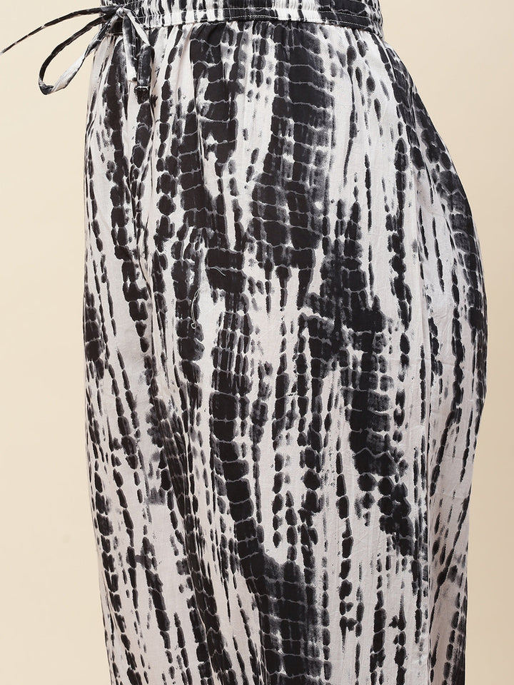 Printed Cotton Kurta With Pants