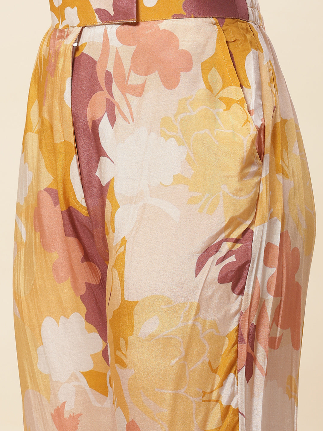 Printed Cotton Kurti With Pants