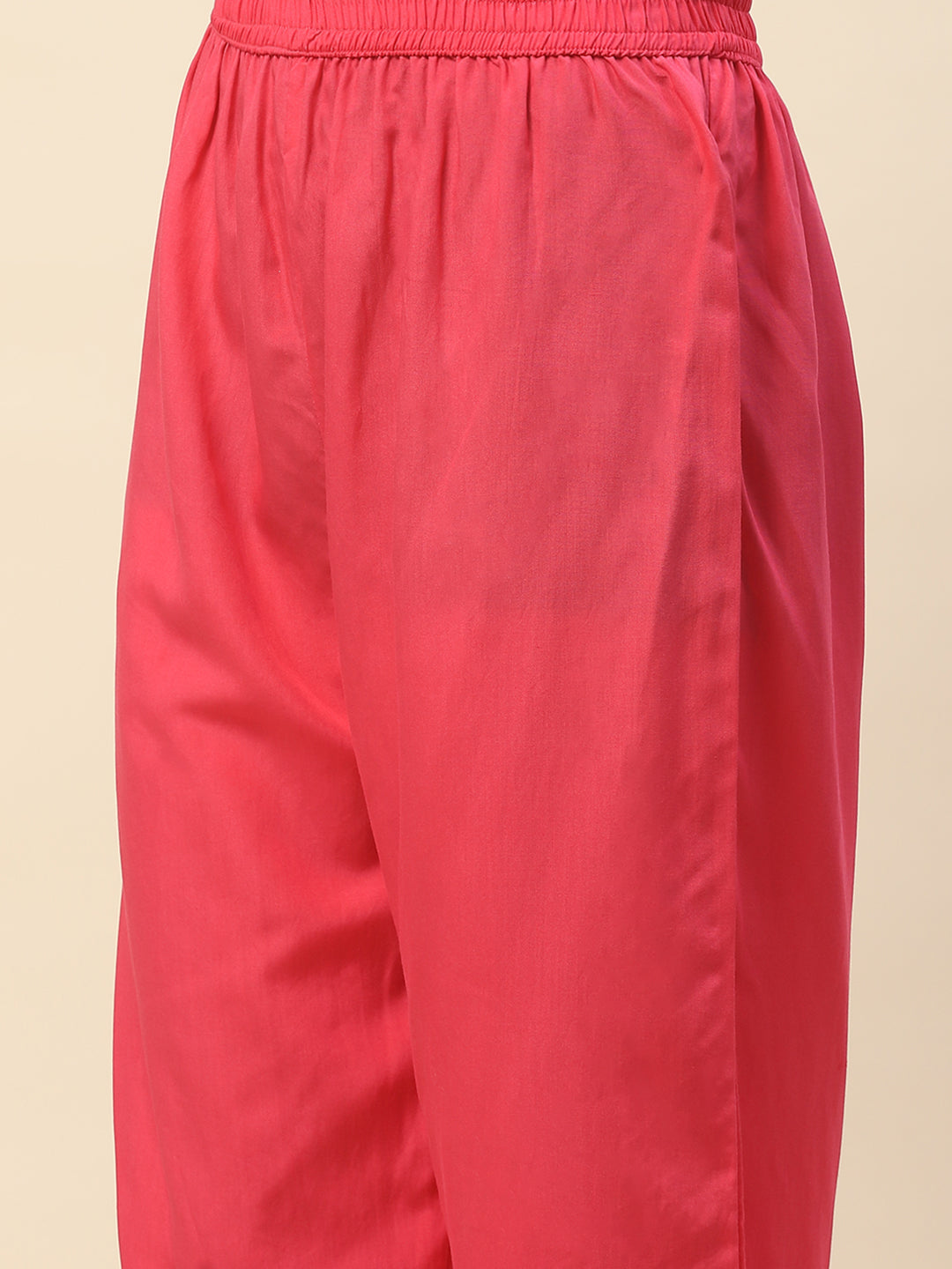 Printed Cotton Kurta With Pants