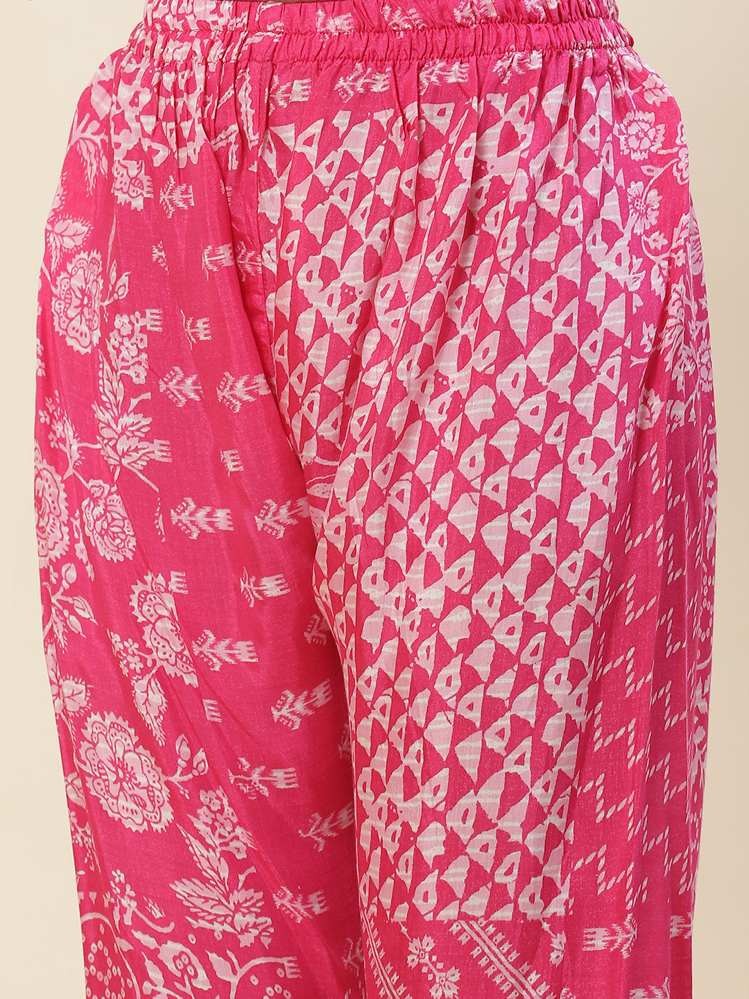 Printed Muslin Kurta With Pants