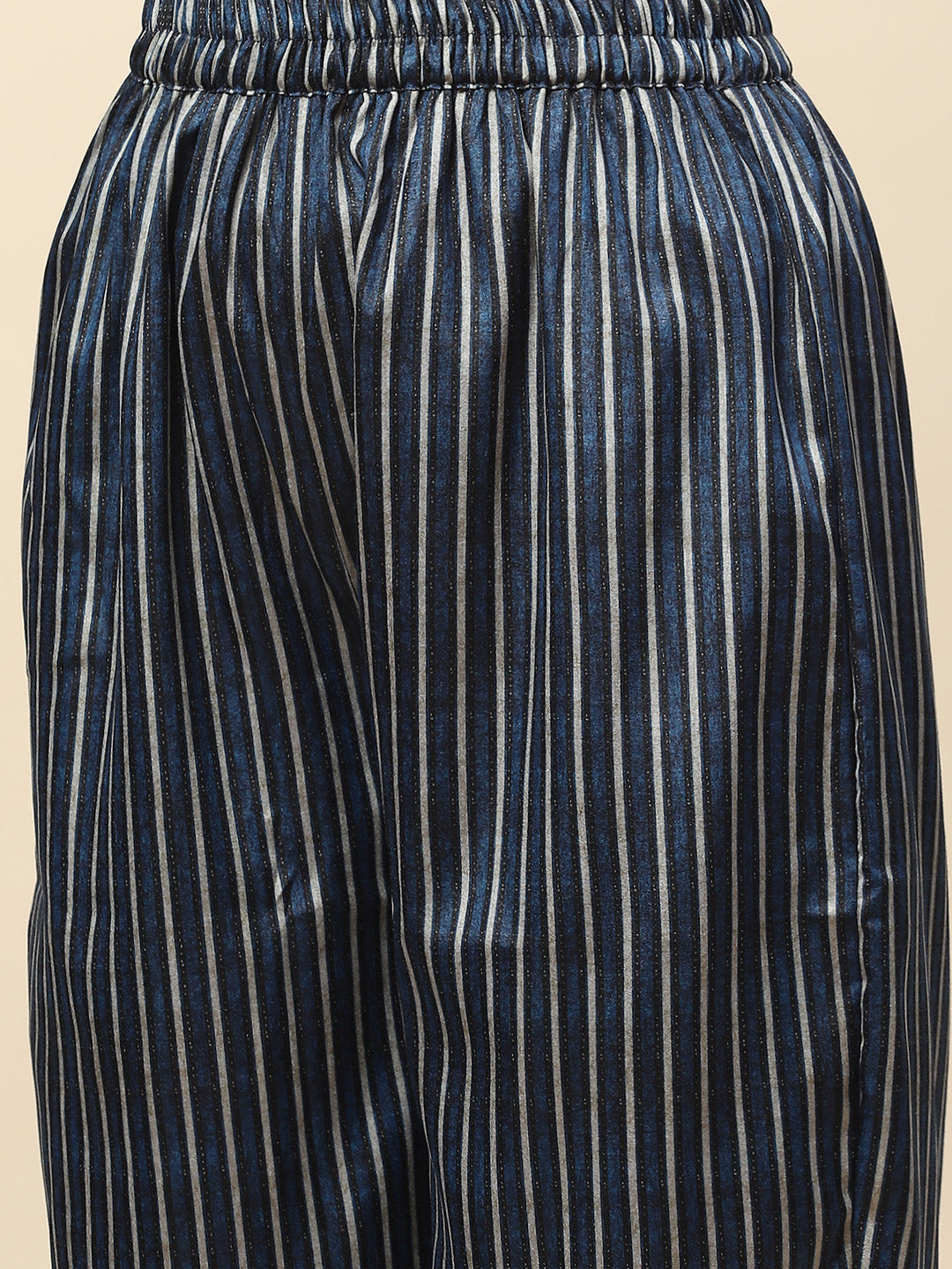 Printed Tussar Kurta with Pants &amp; Dupatta
