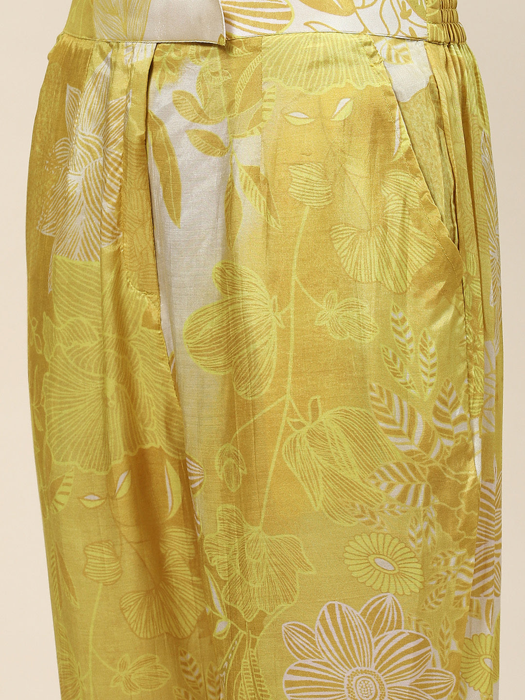 Printed Muslin Kurti With Pants
