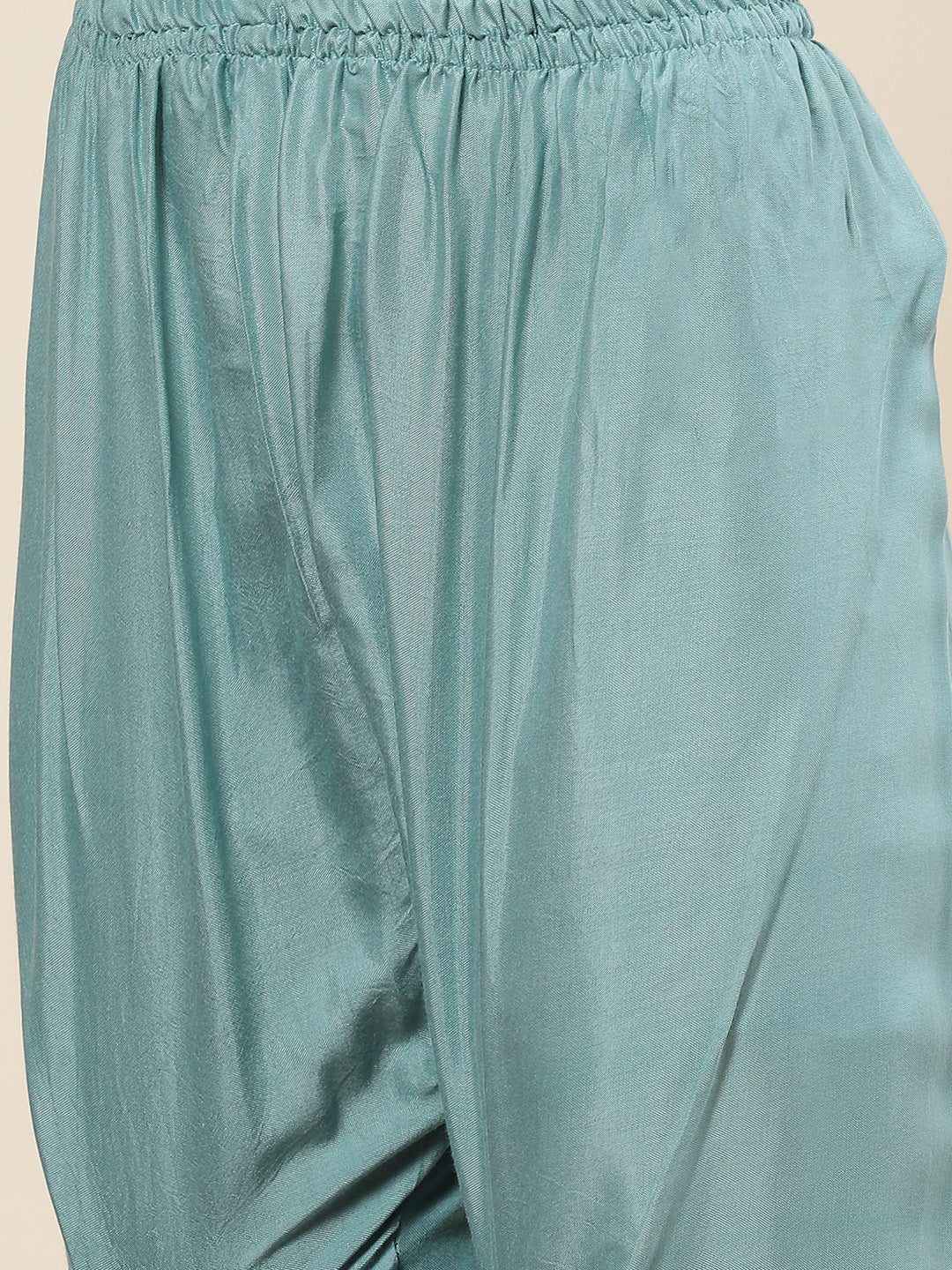 Floral Printed Mulsin Kurta With Pants