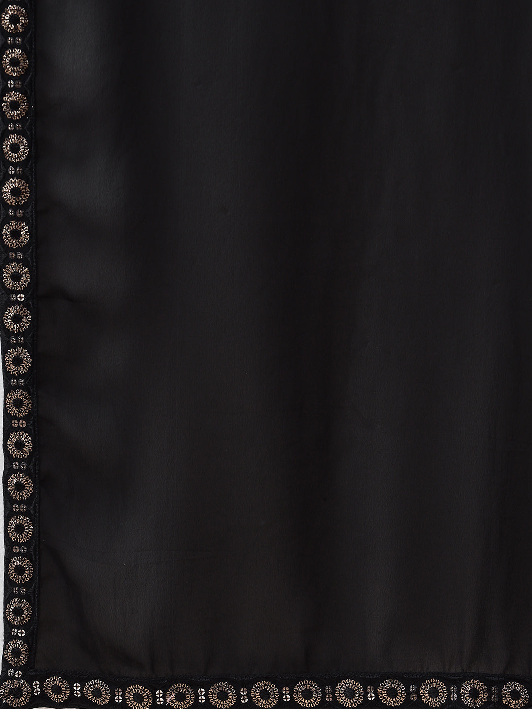 Sequin Embroidered Georgette Kurta With Palazzo &amp; Dupatta