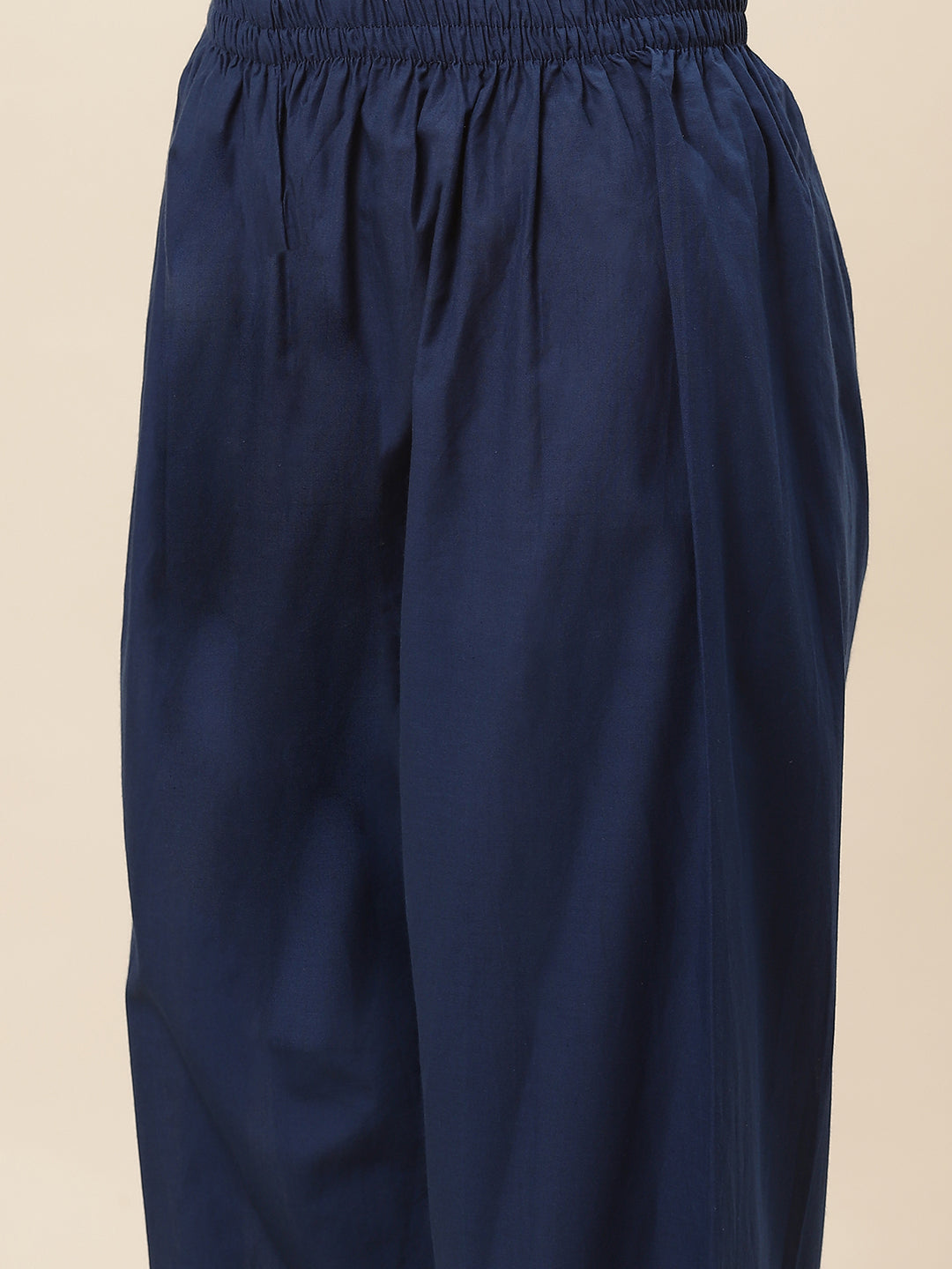 Floral Printed Chanderi Kurta With Pants &amp; Dupatta