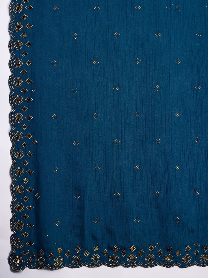 Stone Jaal Georgette Saree