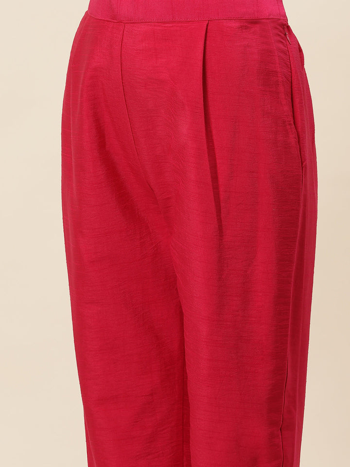 Zari Jaal Handloom Kurta With Pants &amp; Dupatta