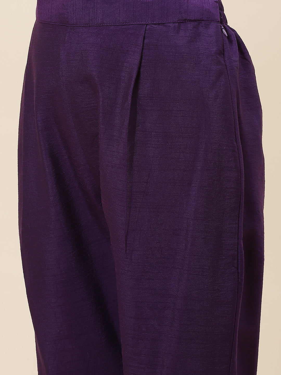 Zari Jaal Handloom Kurta With Pants &amp; Dupatta