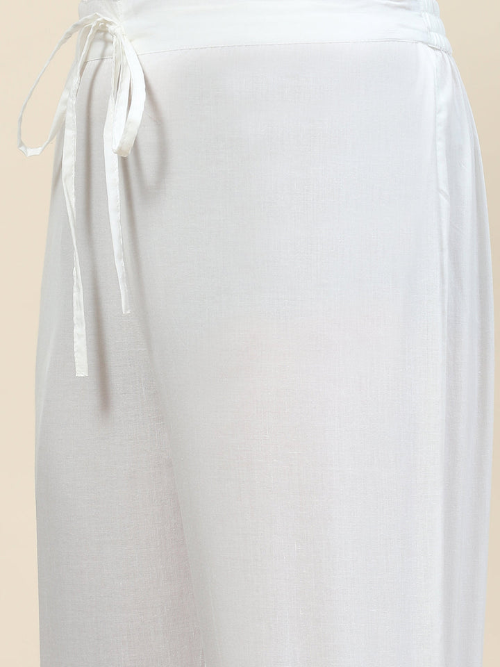Plain Cotton Kurta With Pants