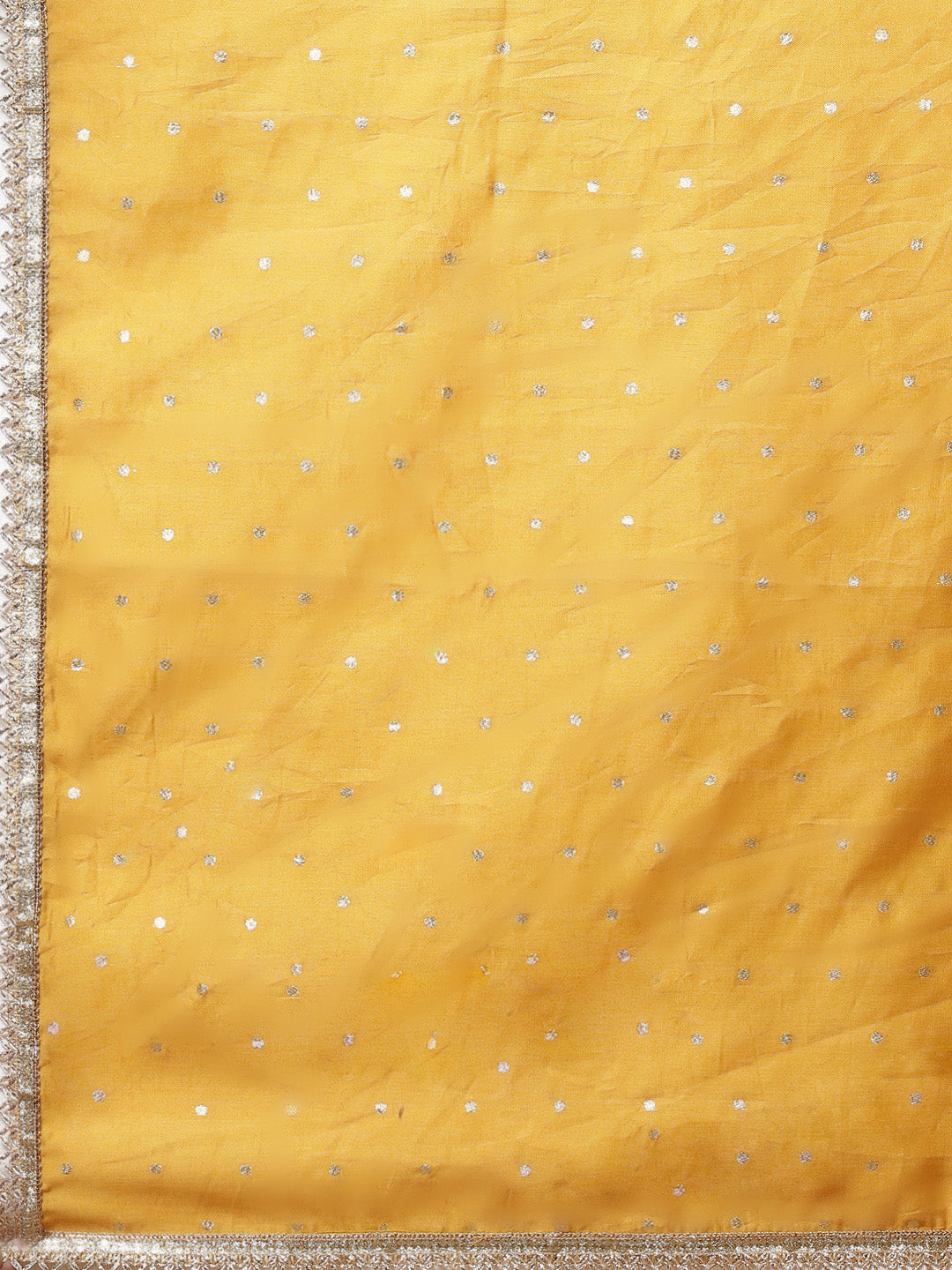 Embroidered Cotton Kurti With Pant And Dupatta