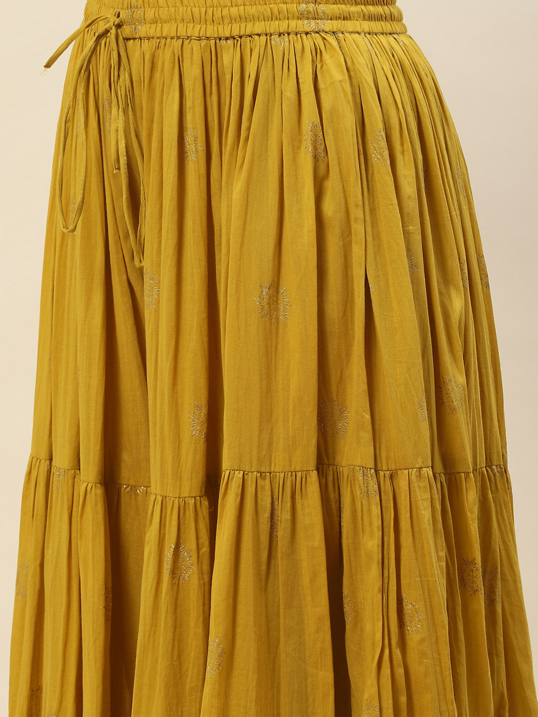 Printed Cotton Kurta With Sharara
