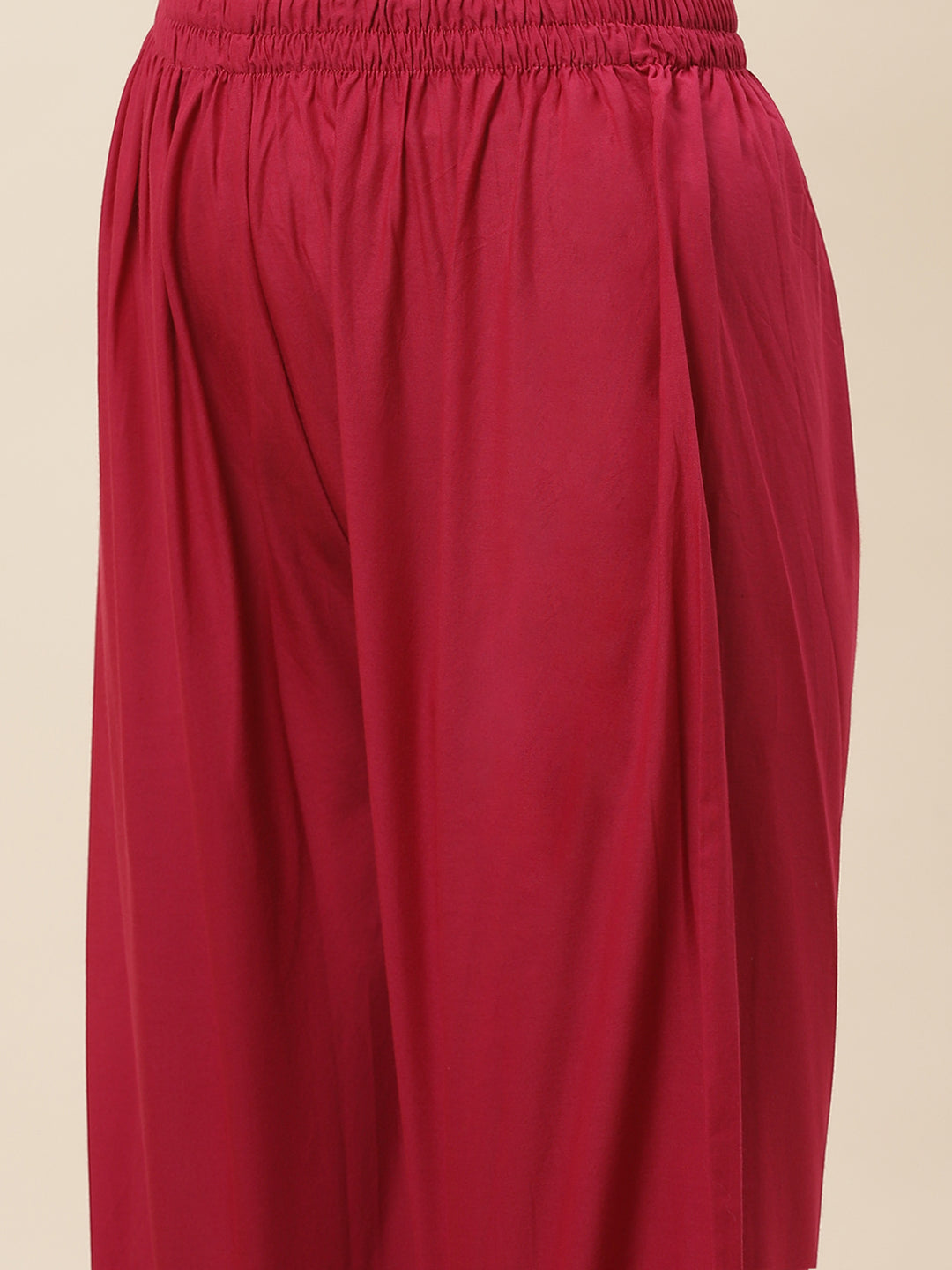 Bandhani Printed Chanderi Kurta With Pants &amp; Dupatta