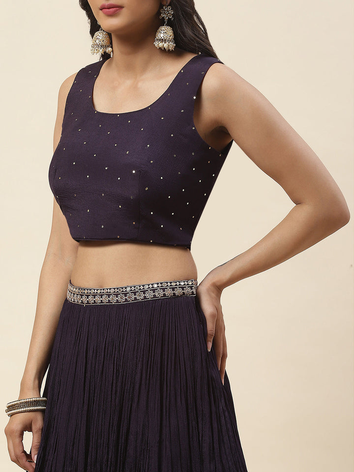Crepe Lehenga Choli