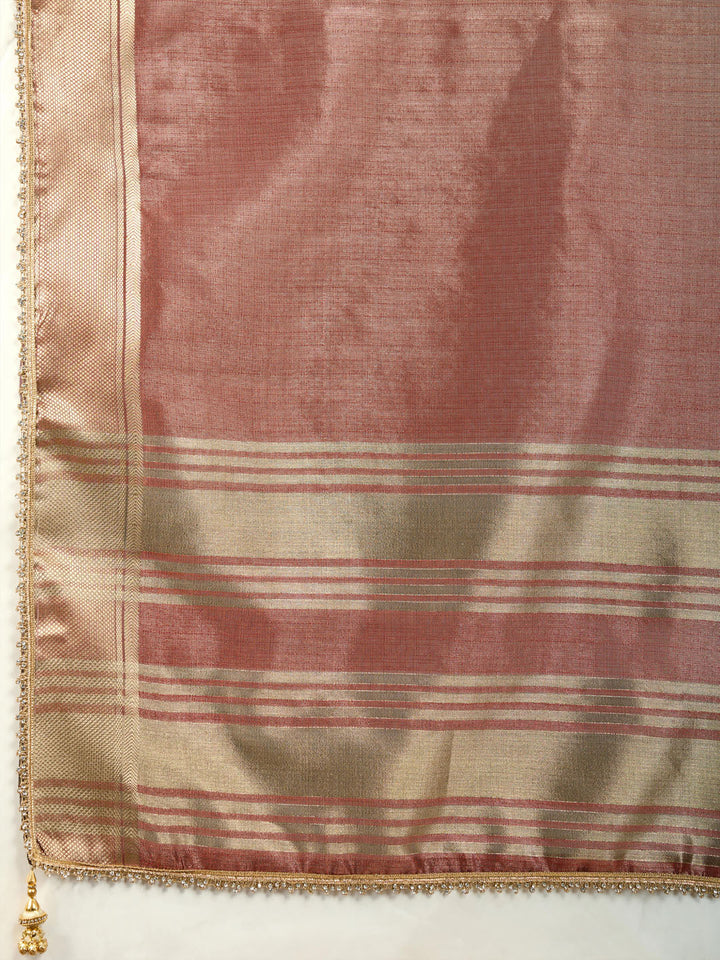 Woven Design Linen Blend Saree