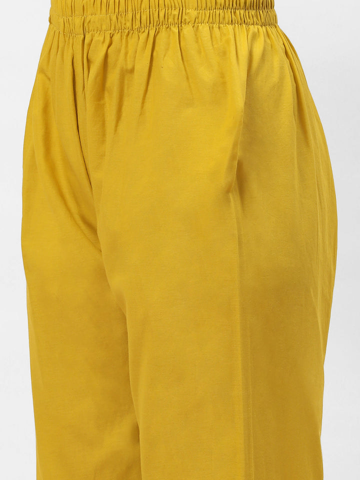 Printed Muslin Kurta With Pants