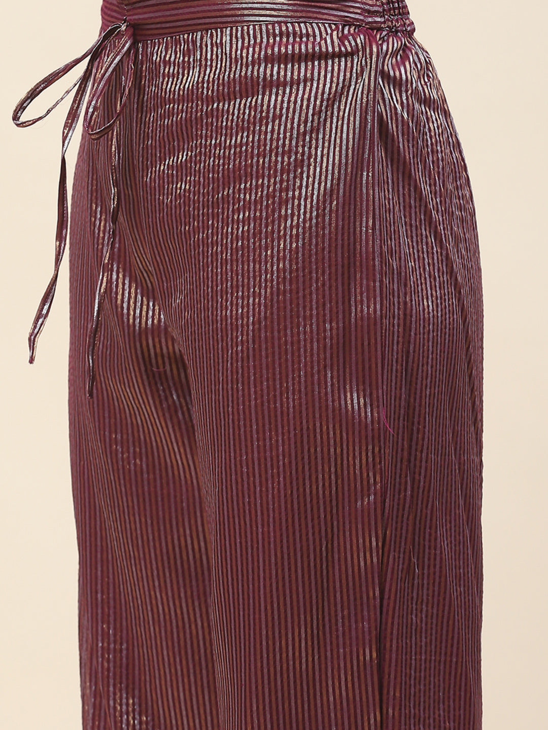 Plain Chanderi Kurta With Pants