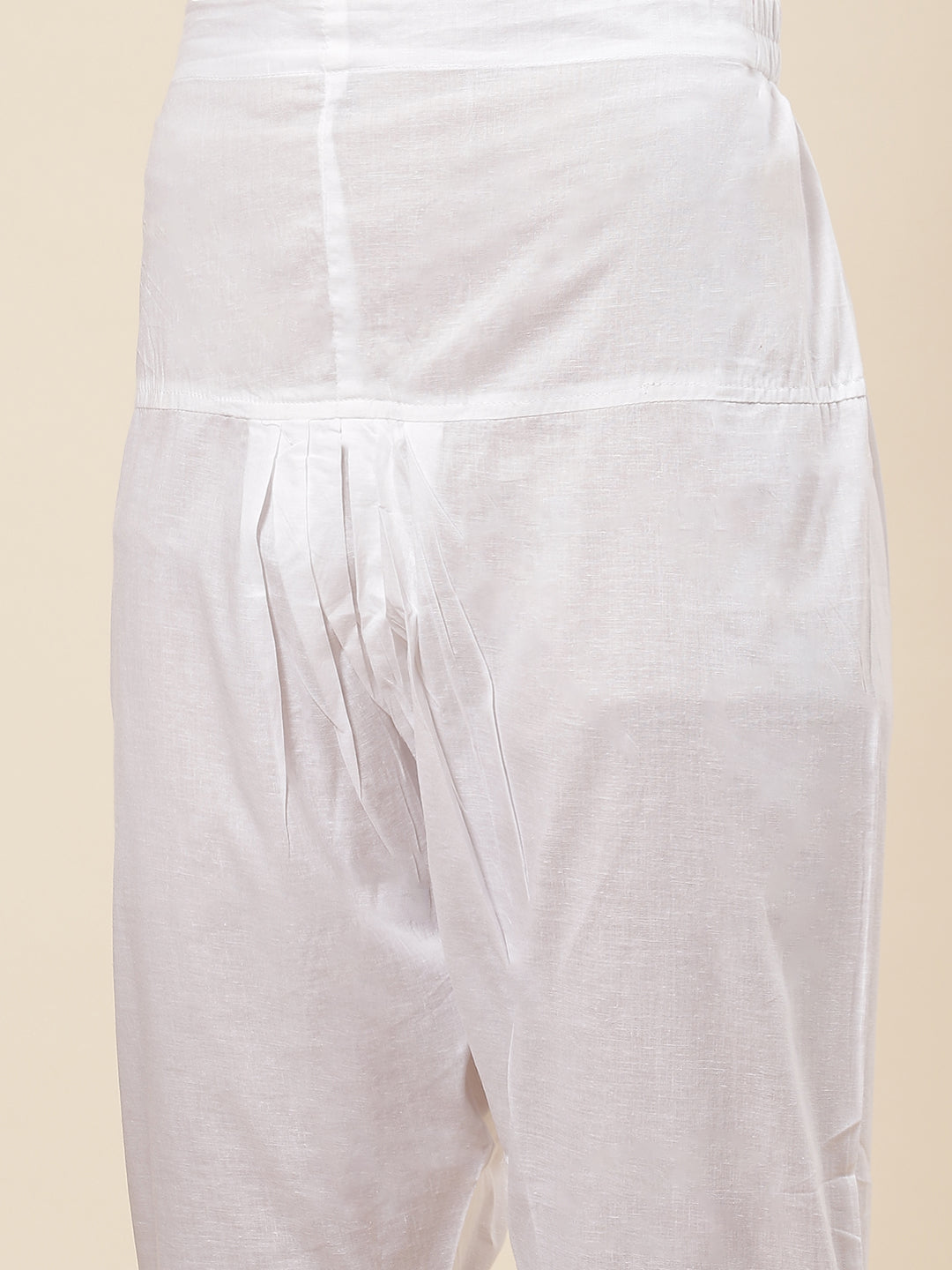 Floral Printed Cotton Kurta With Pants